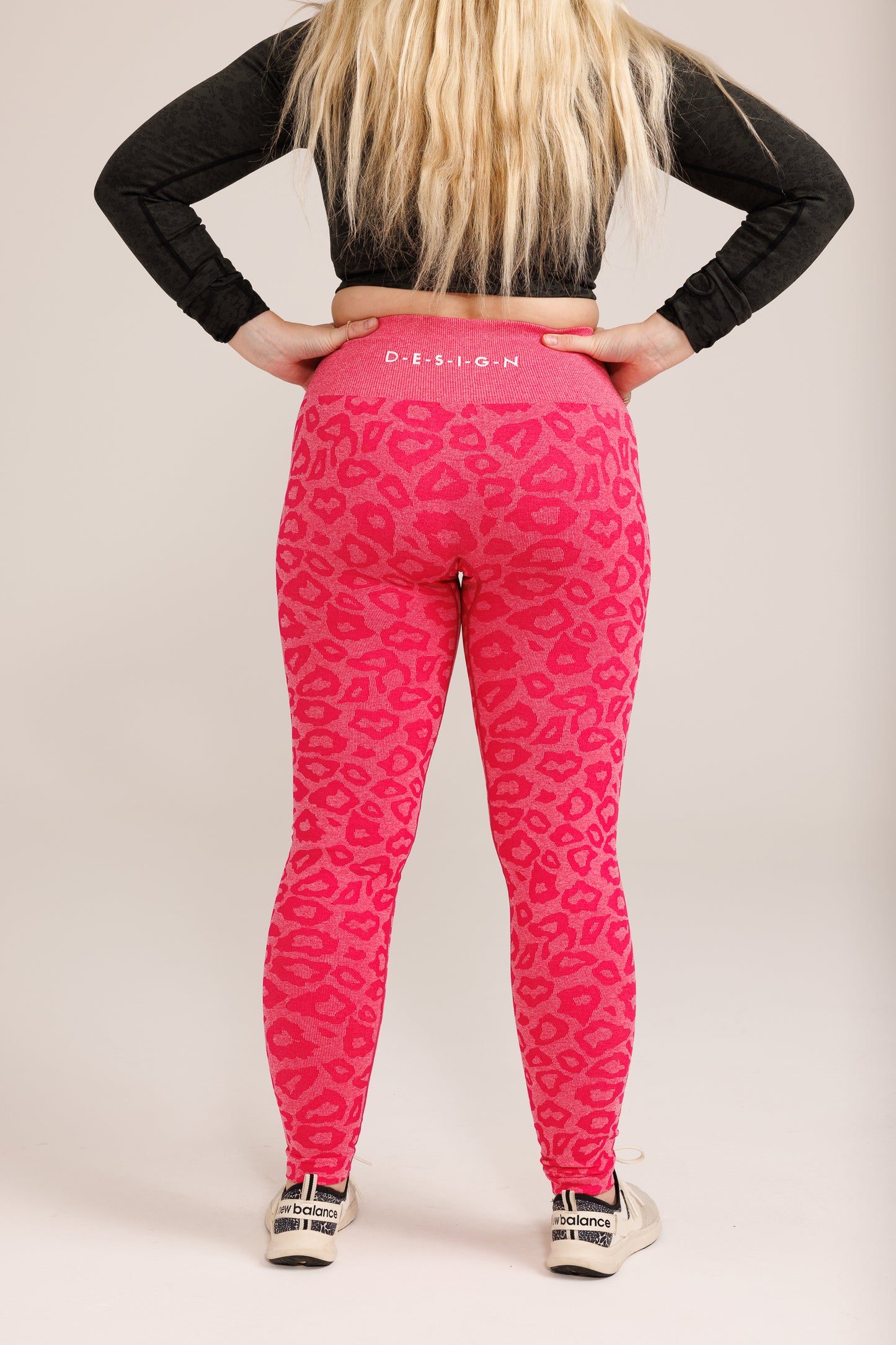Leopard Hot Pink Print Leggings