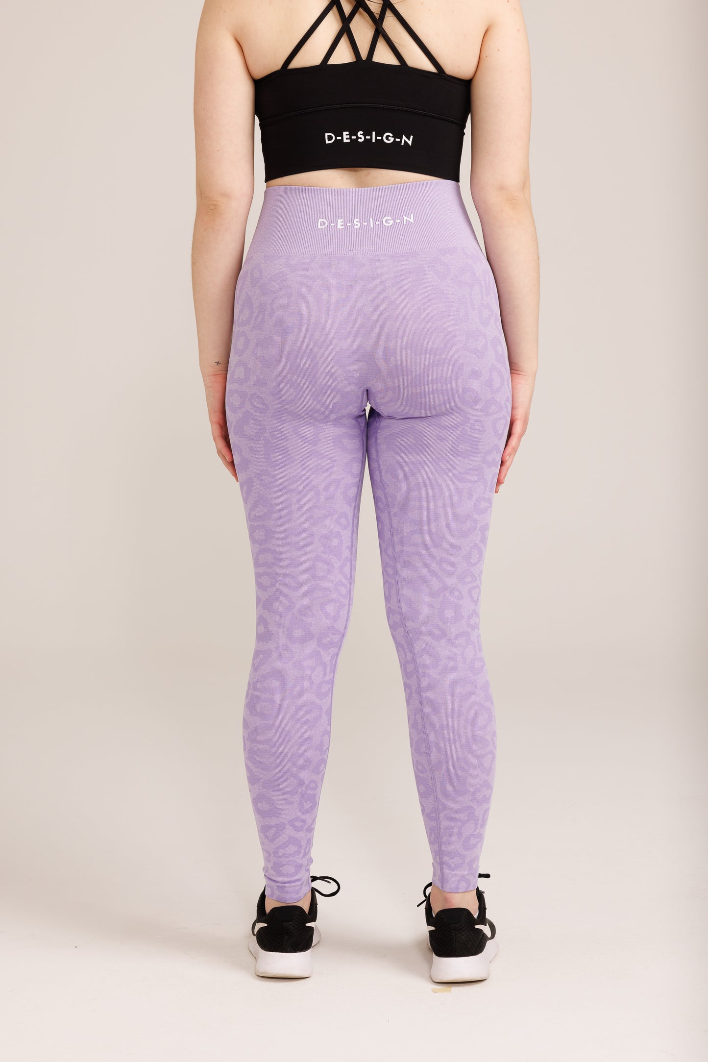 Leopard Purple Print Leggings