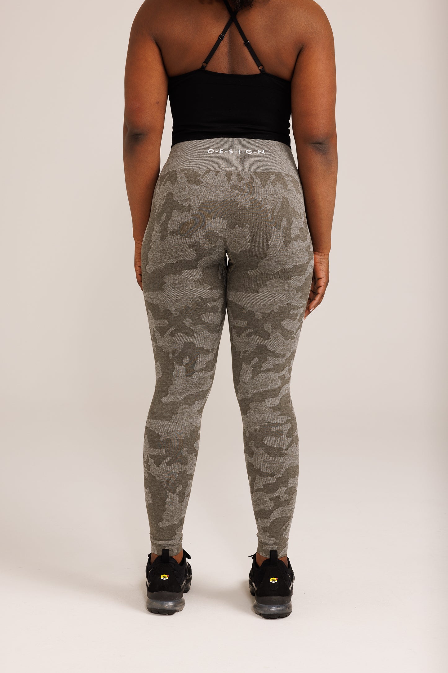 Camo Grey Print Leggings