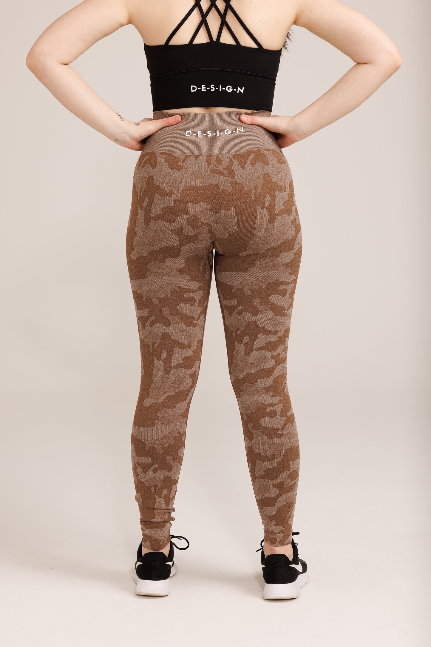 Camo Brown Print Leggings