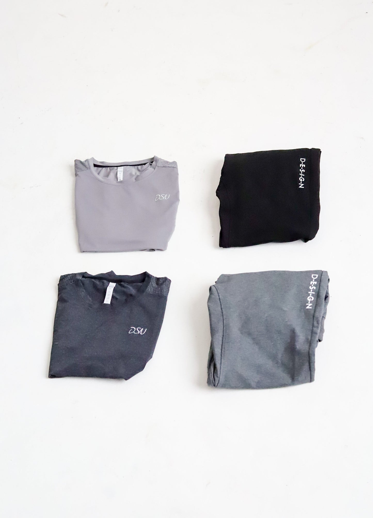 4 Piece Jogger & Workout T-shirt Set