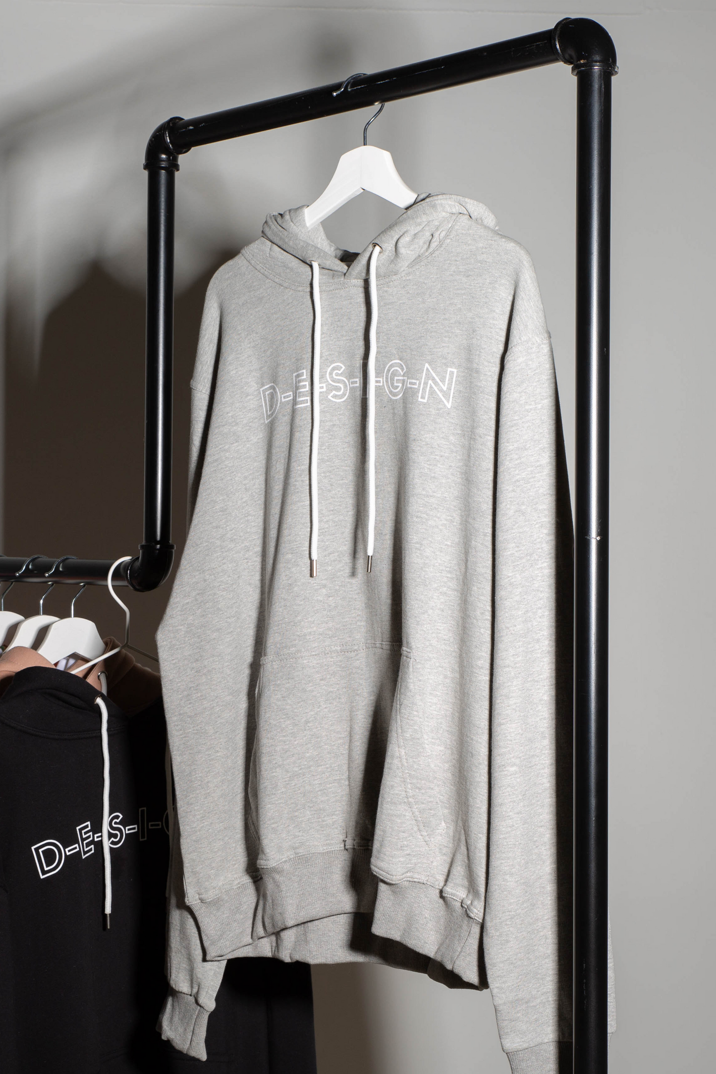 Men's Basic Hoodie (Grey)