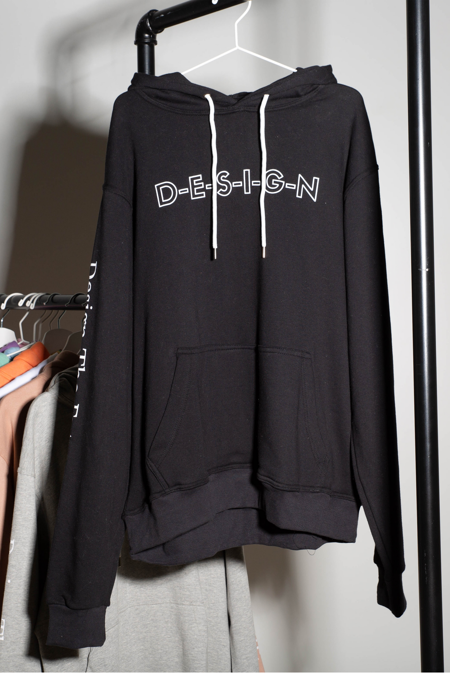 Men's Basic Hoodie (Black)