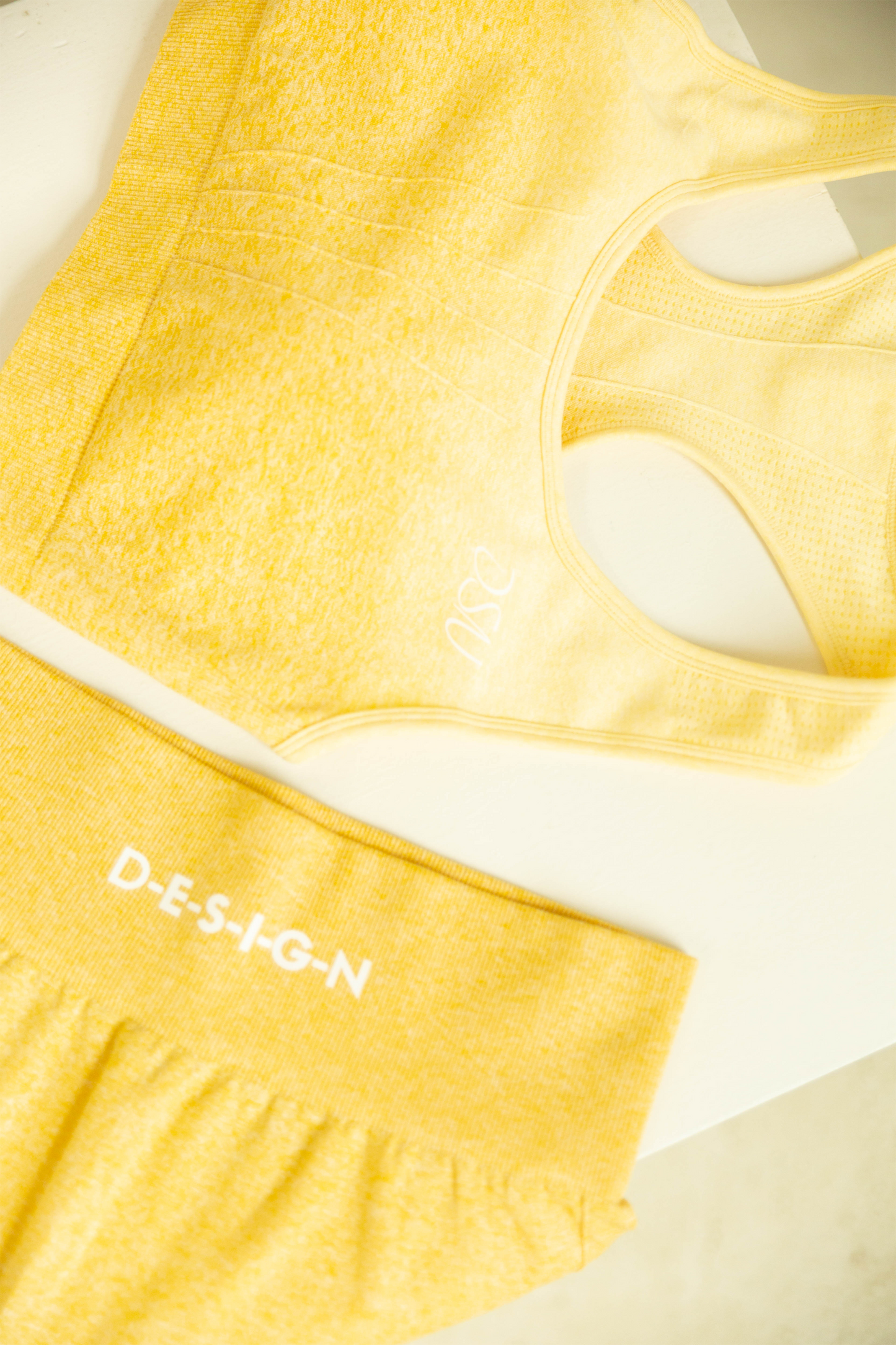 Women's Gradient Bra Set (Canary)