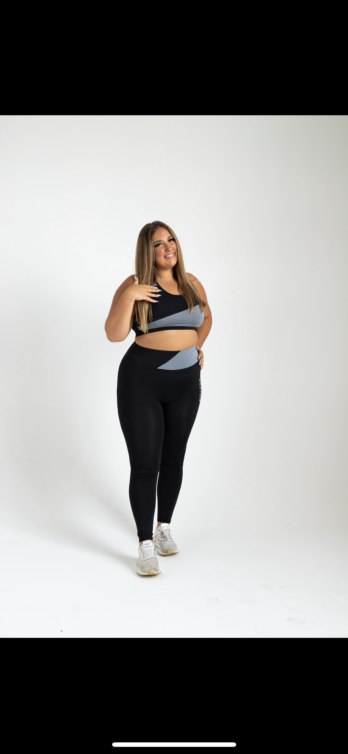 DSN Black & Silver Bra Set (Curve)