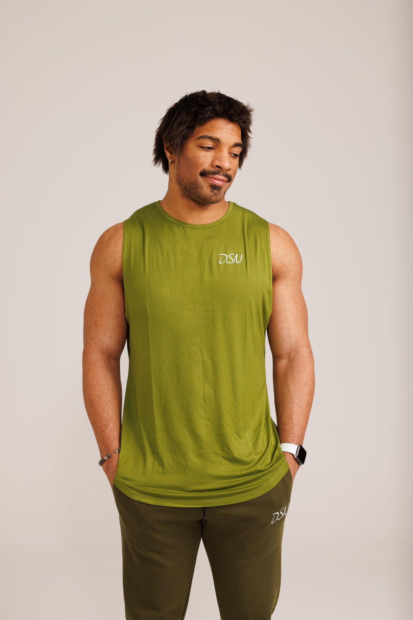 DSN Olive Bamboo Tank