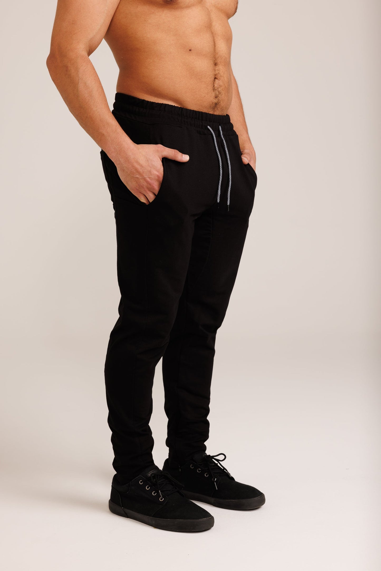 DSN Black Pocket Joggers
