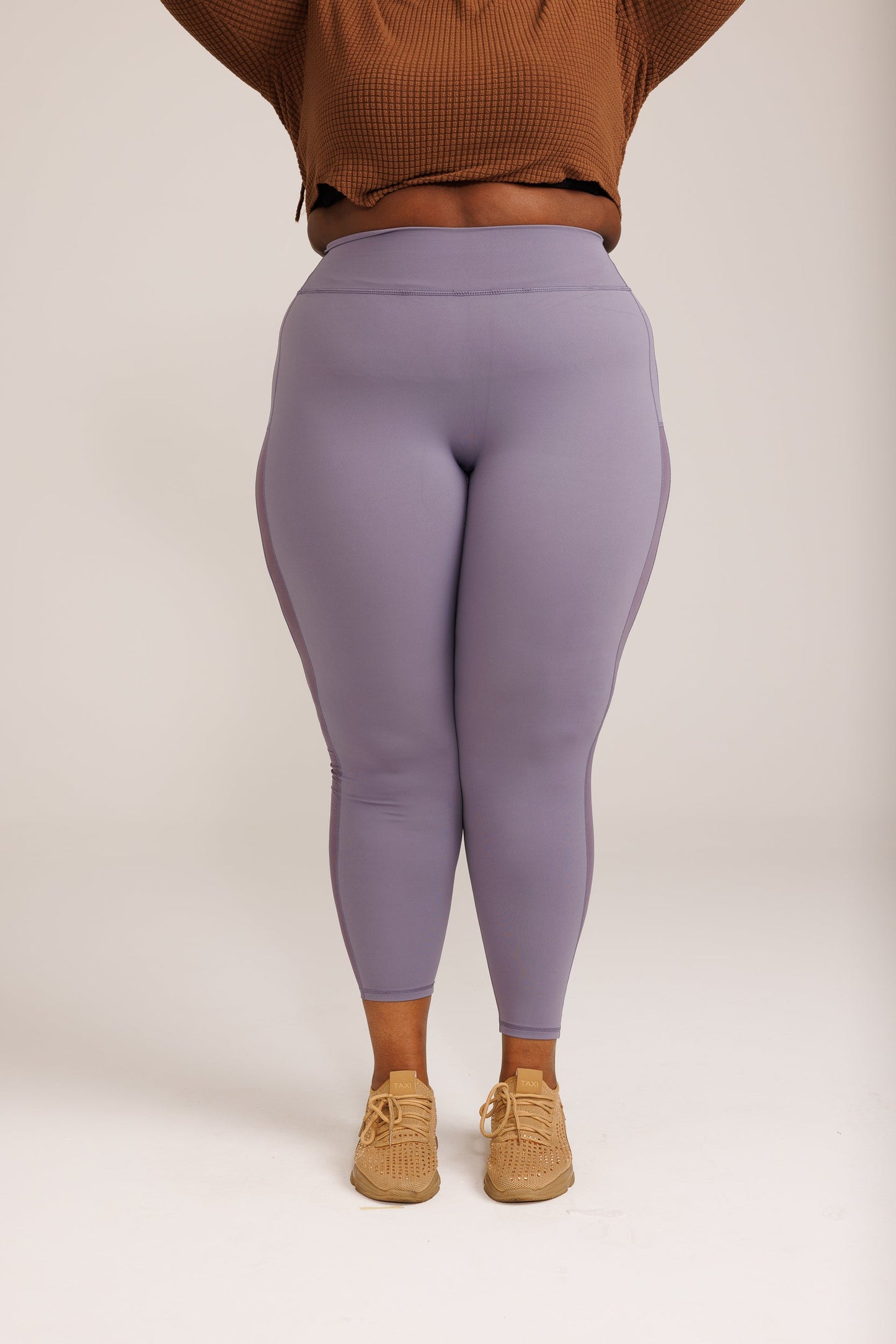 D-E-S-I-G-N Cyber Grape Leggings (Curve)