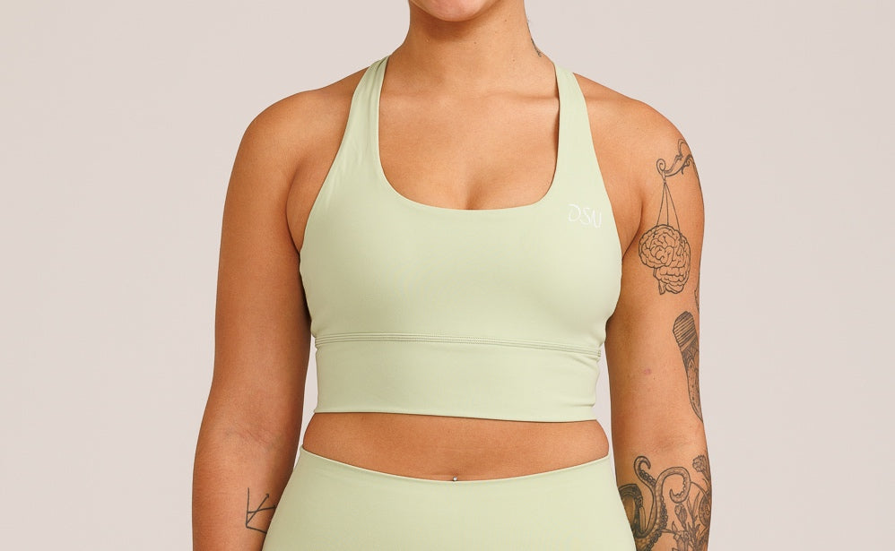 DSN Ribbed Lime Bra
