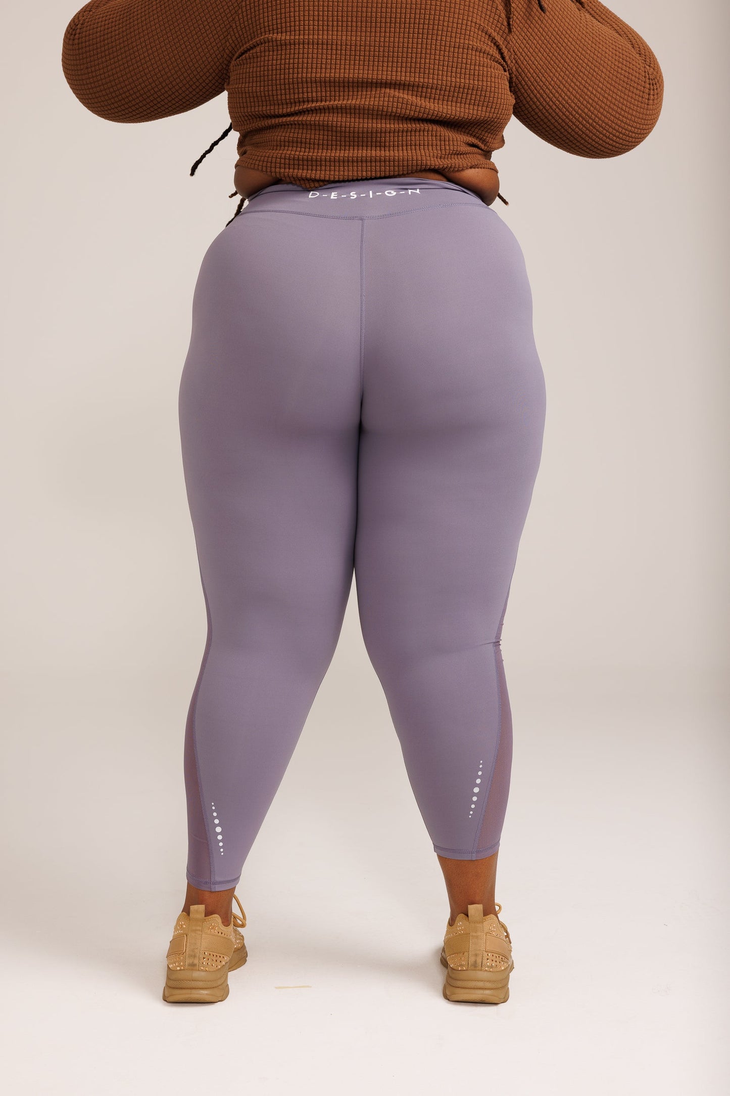 D-E-S-I-G-N Cyber Grape Leggings (Curve)