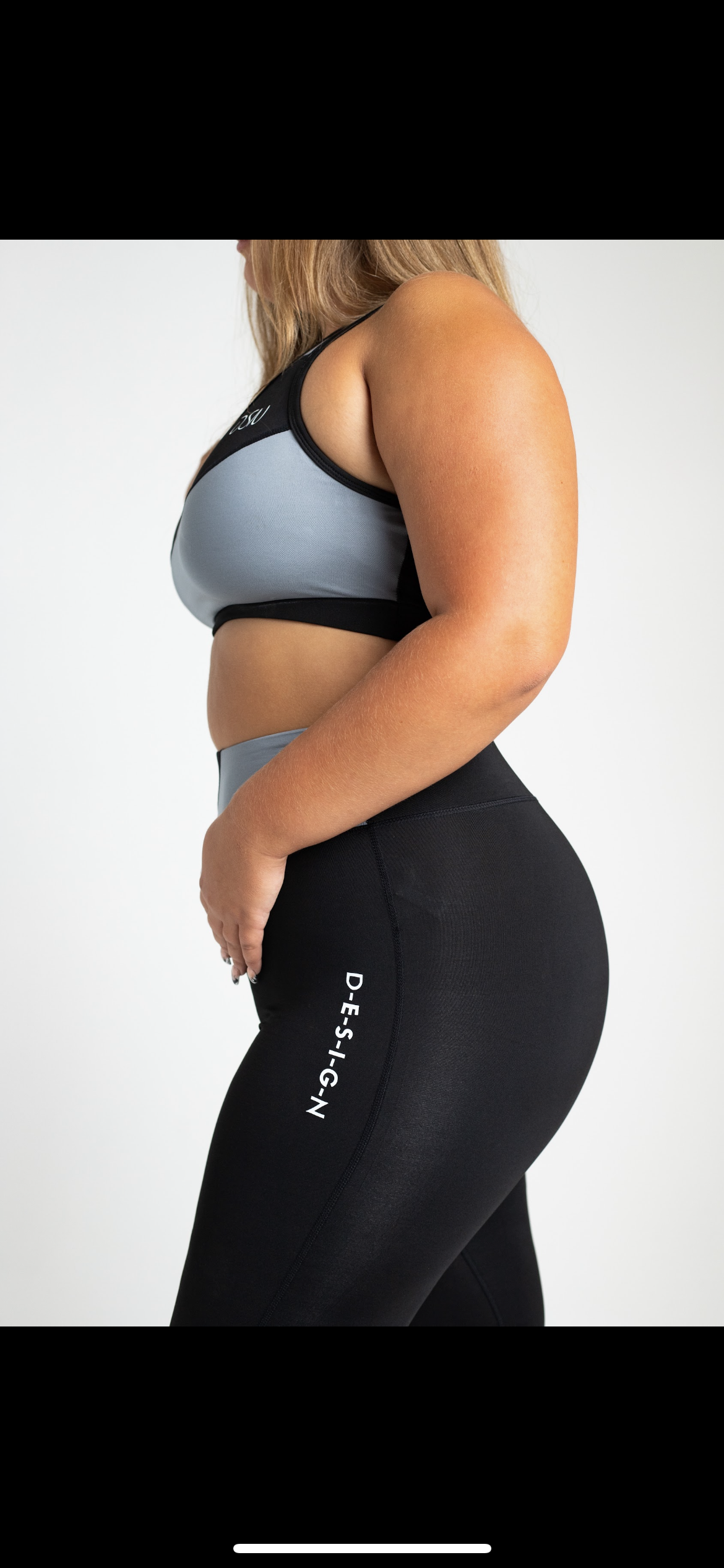 DSN Black & Silver Bra Set (Curve)