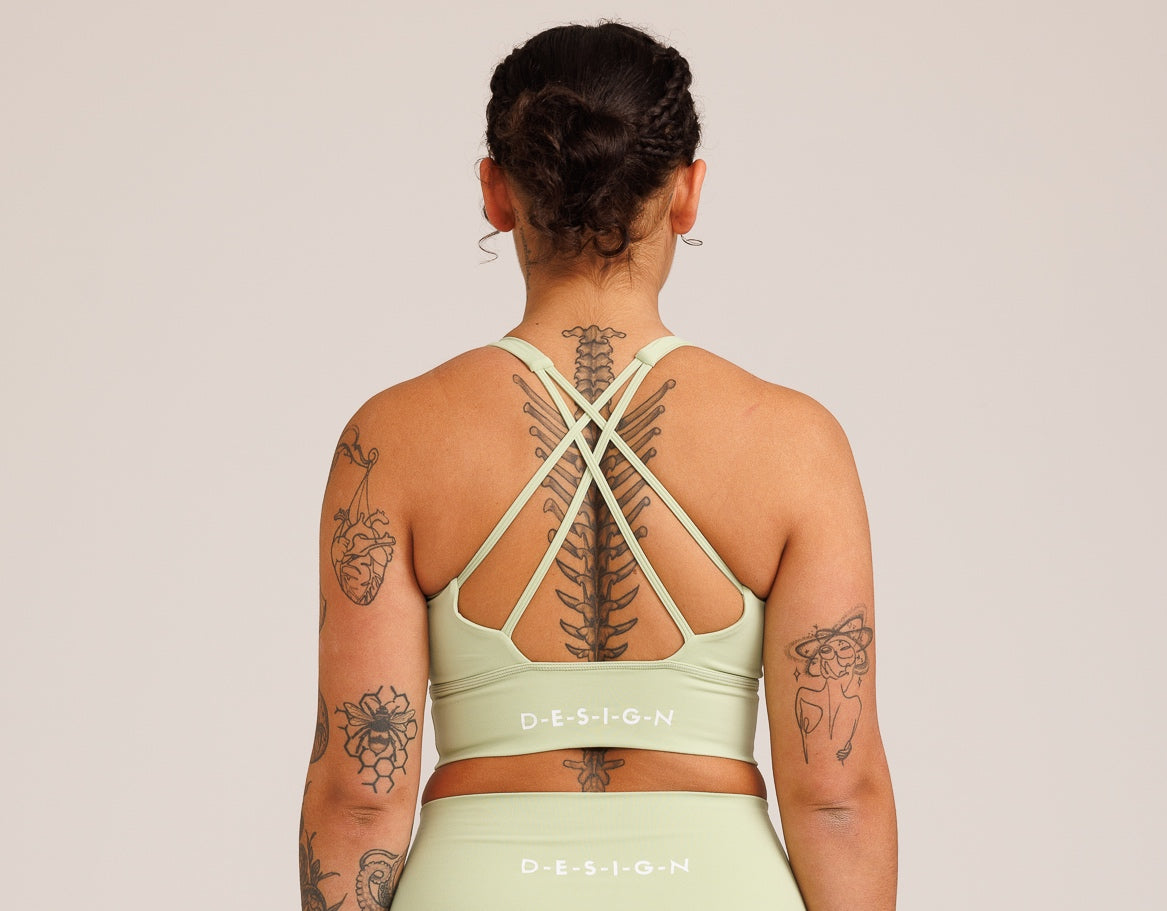 DSN Ribbed Lime Bra