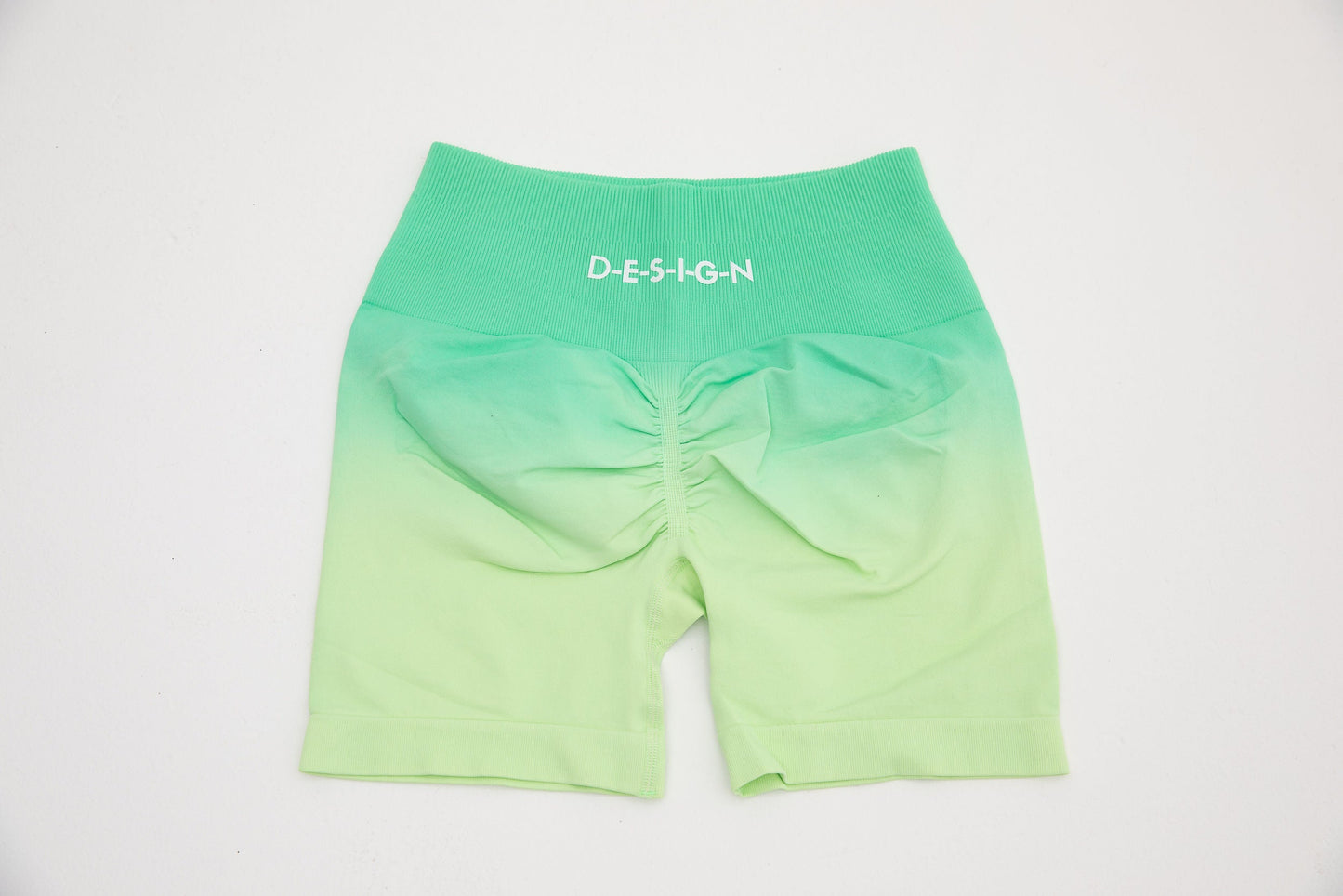 Gradient Key-Lime Shorts