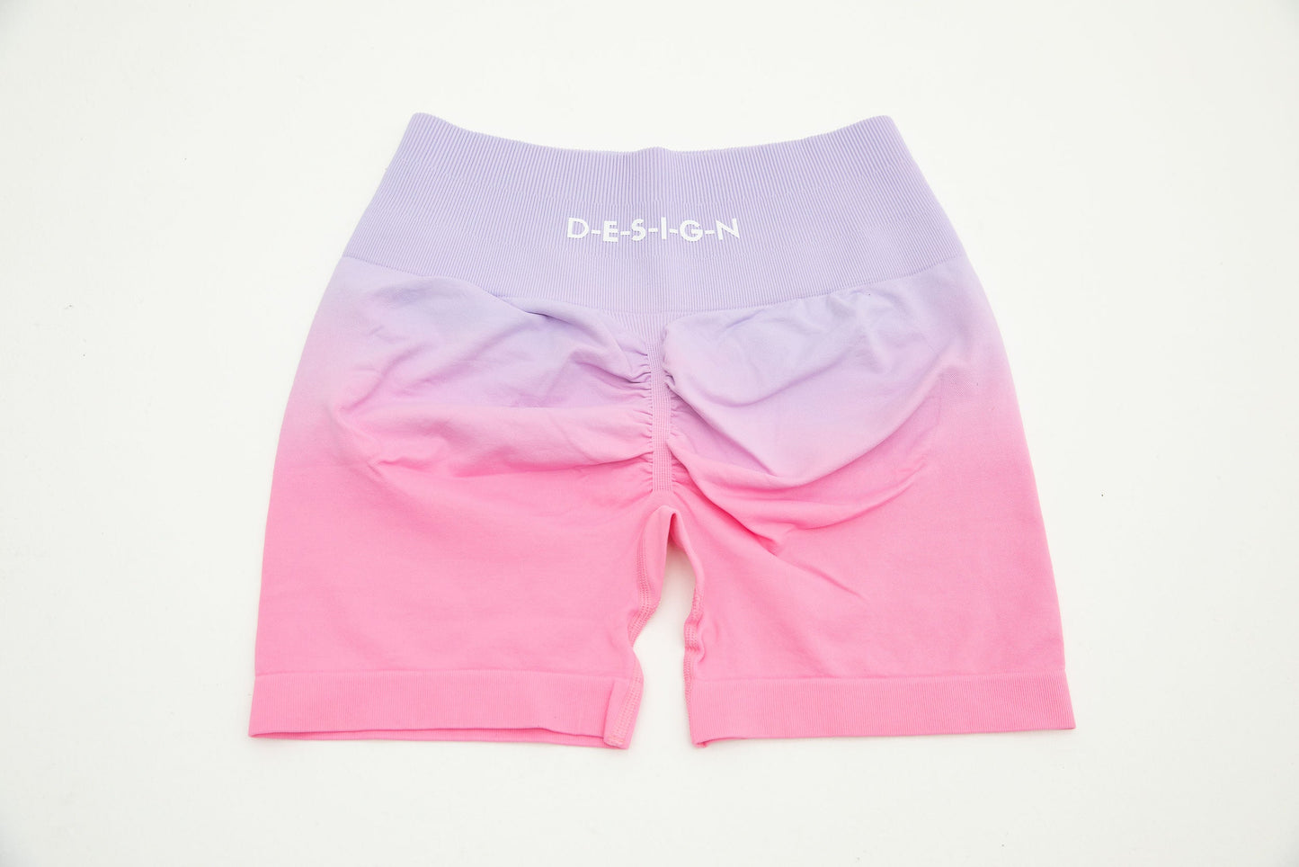 Gradient Cotton Candy Pink Shorts