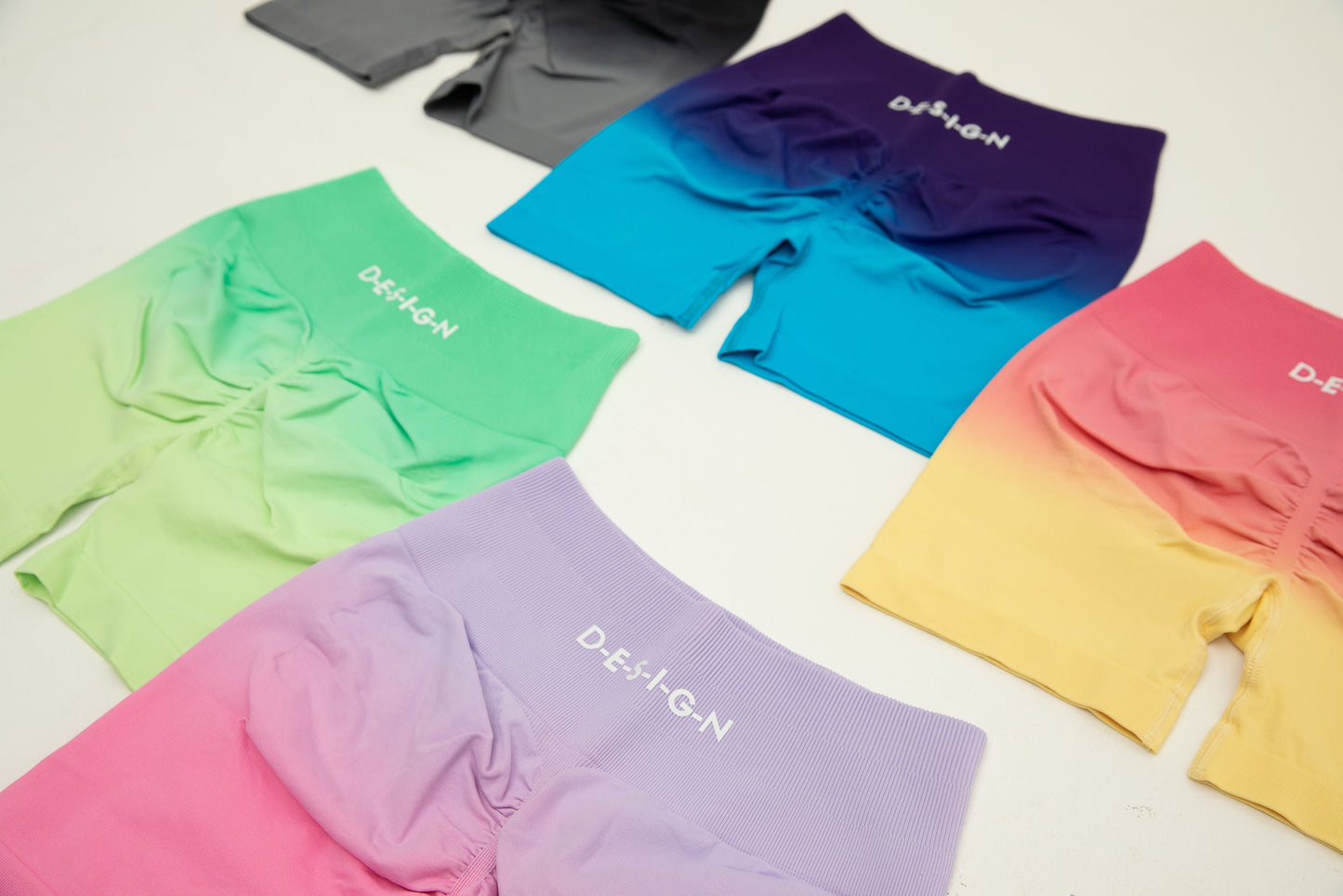 Gradient Purple-Sea Blue Shorts