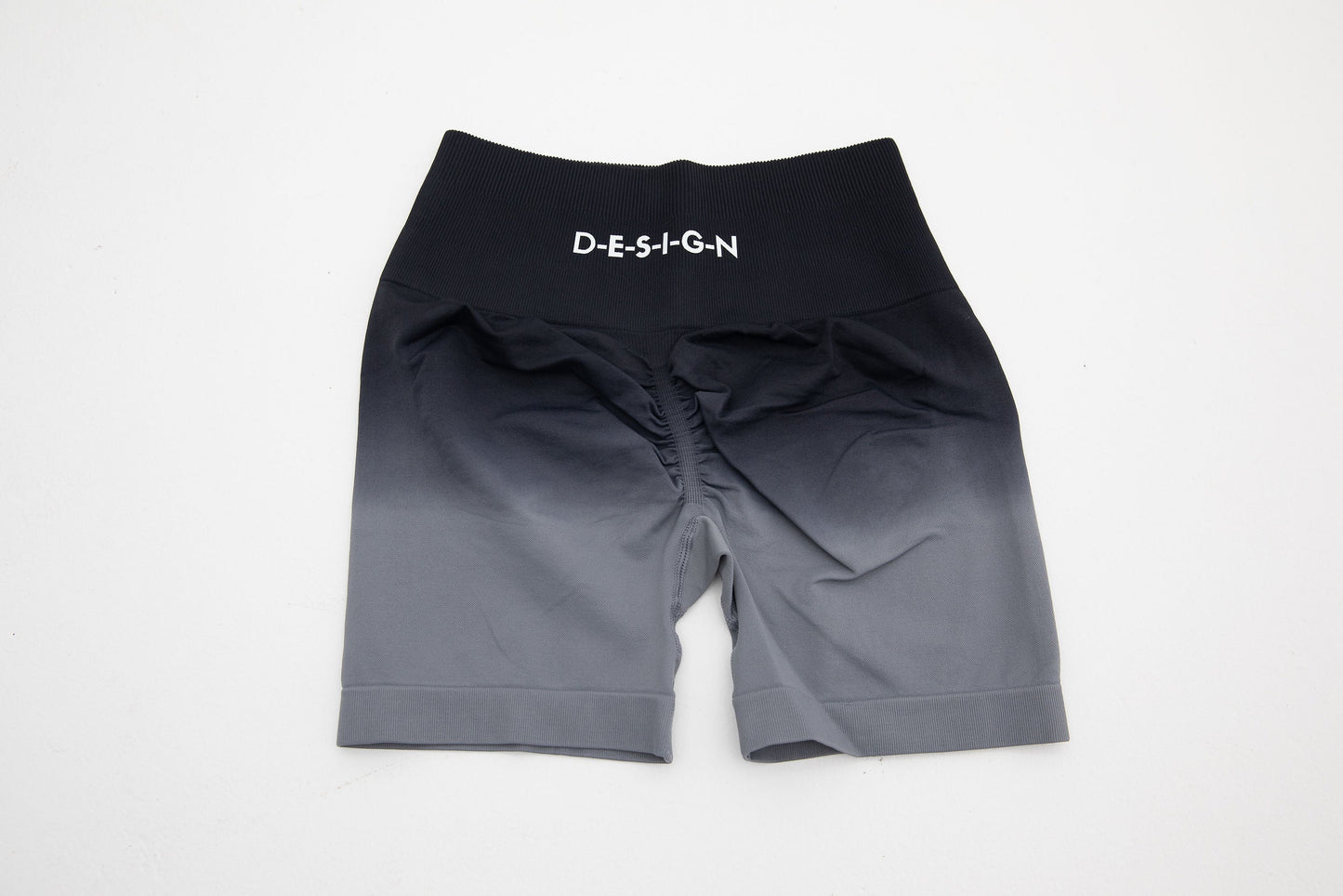 Gradient Midnight Black-Silver Shorts