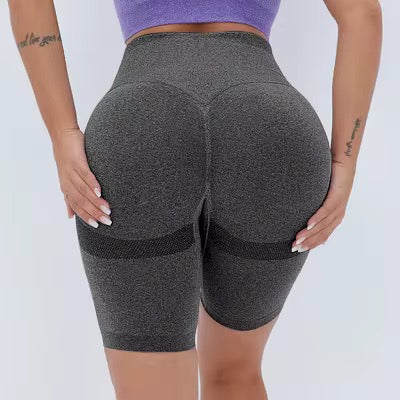 Ruched Seamless Yoga Shorts