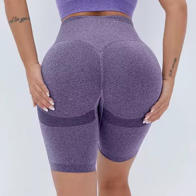 Ruched Seamless Yoga Shorts