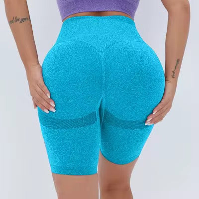 Ruched Seamless Yoga Shorts