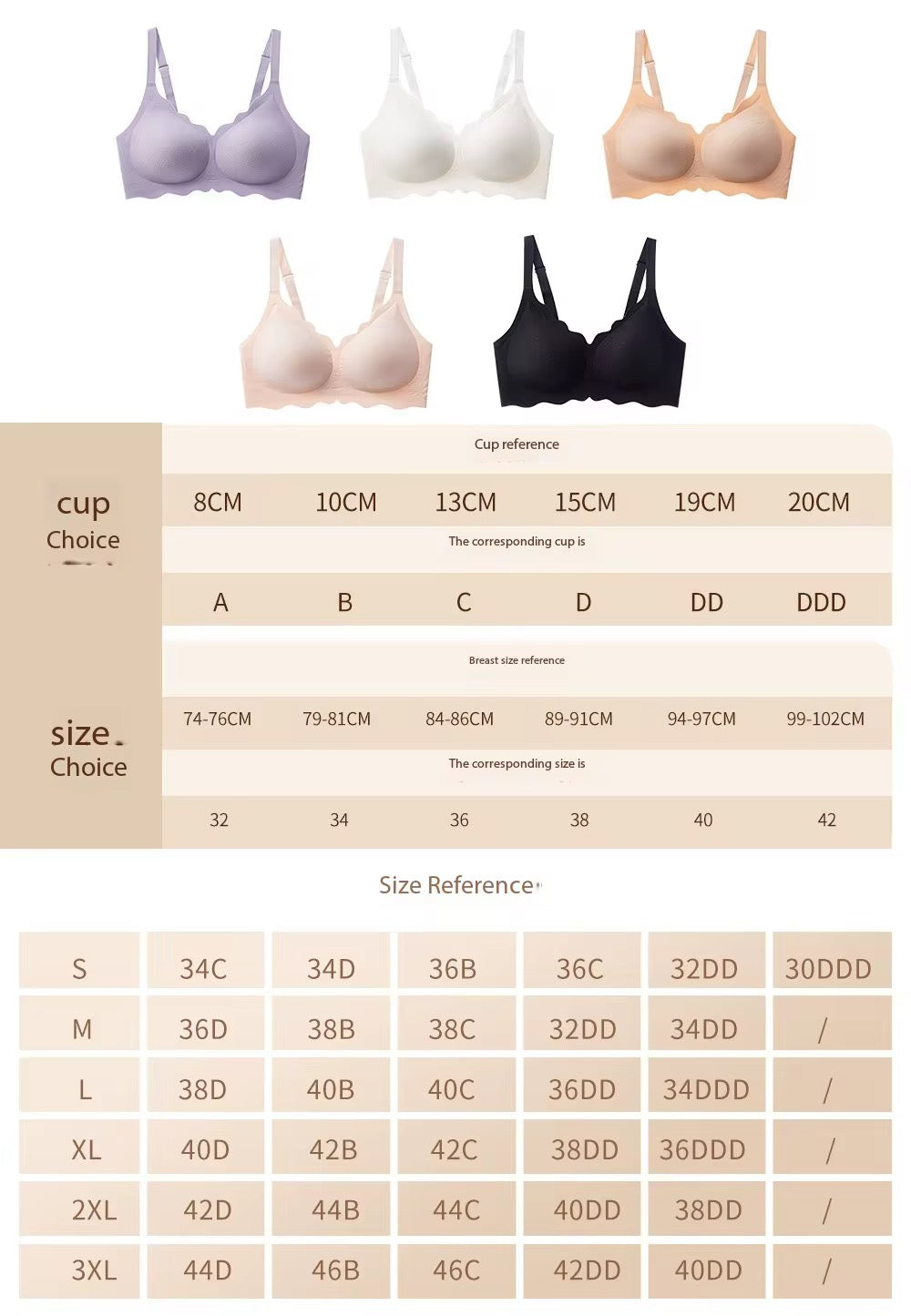 Wireless Minimizer Push-Up Bra