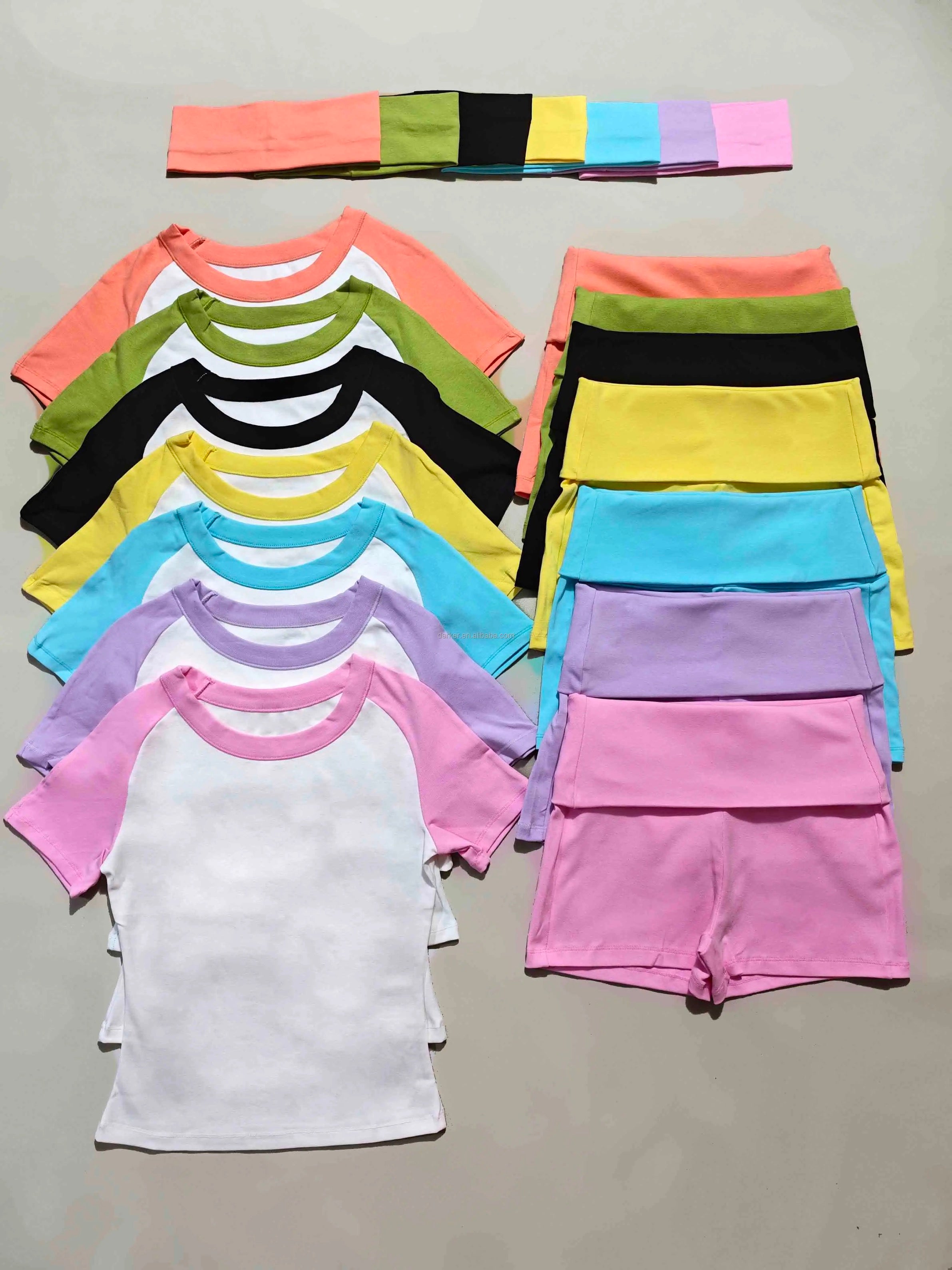 Fold-Over Shorts Headband Set