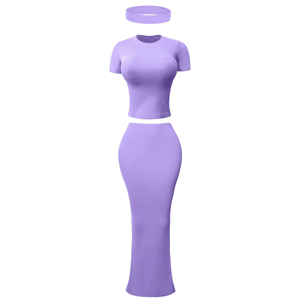 Maxi Dress Hair-Band Set