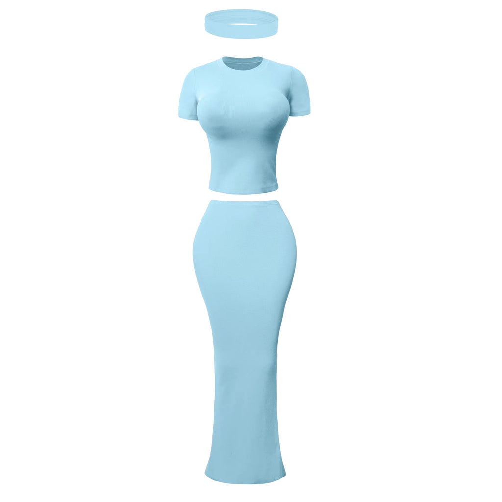 Maxi Dress Hair-Band Set