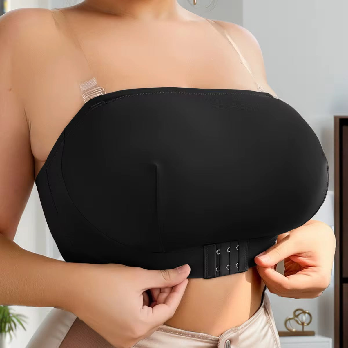 Traceless Plus Size Push-up Bra