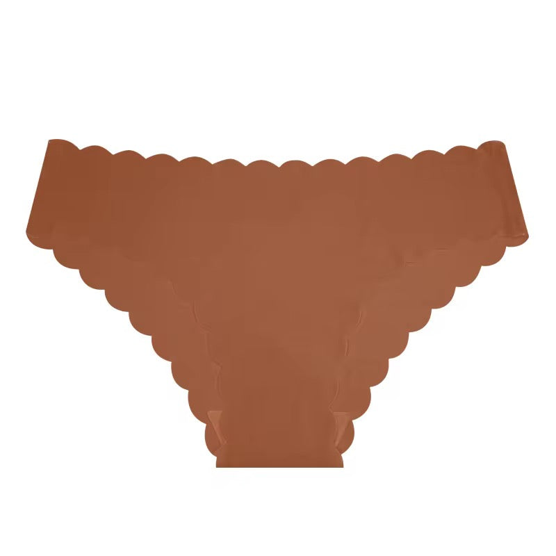 Wavy Lace Ice Silk Briefs