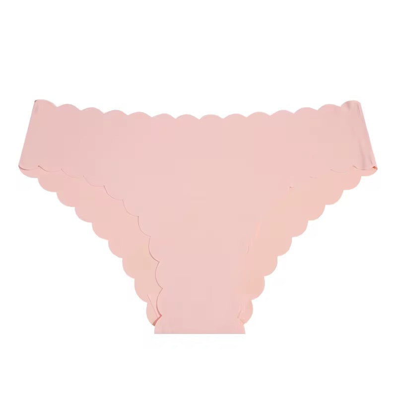 Wavy Lace Ice Silk Briefs