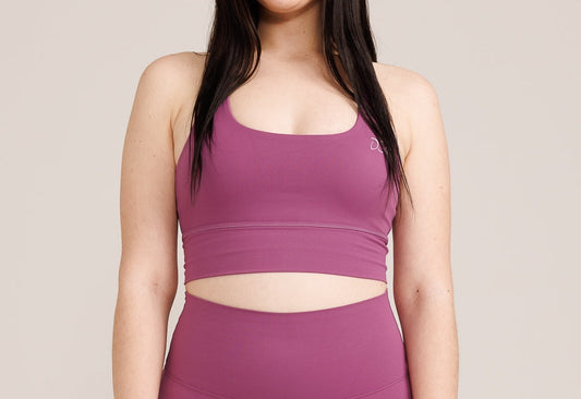DSN Ribbed Ultra Purple Bra