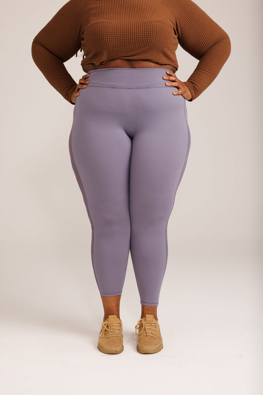 D-E-S-I-G-N Cyber Grape Leggings (Curve)