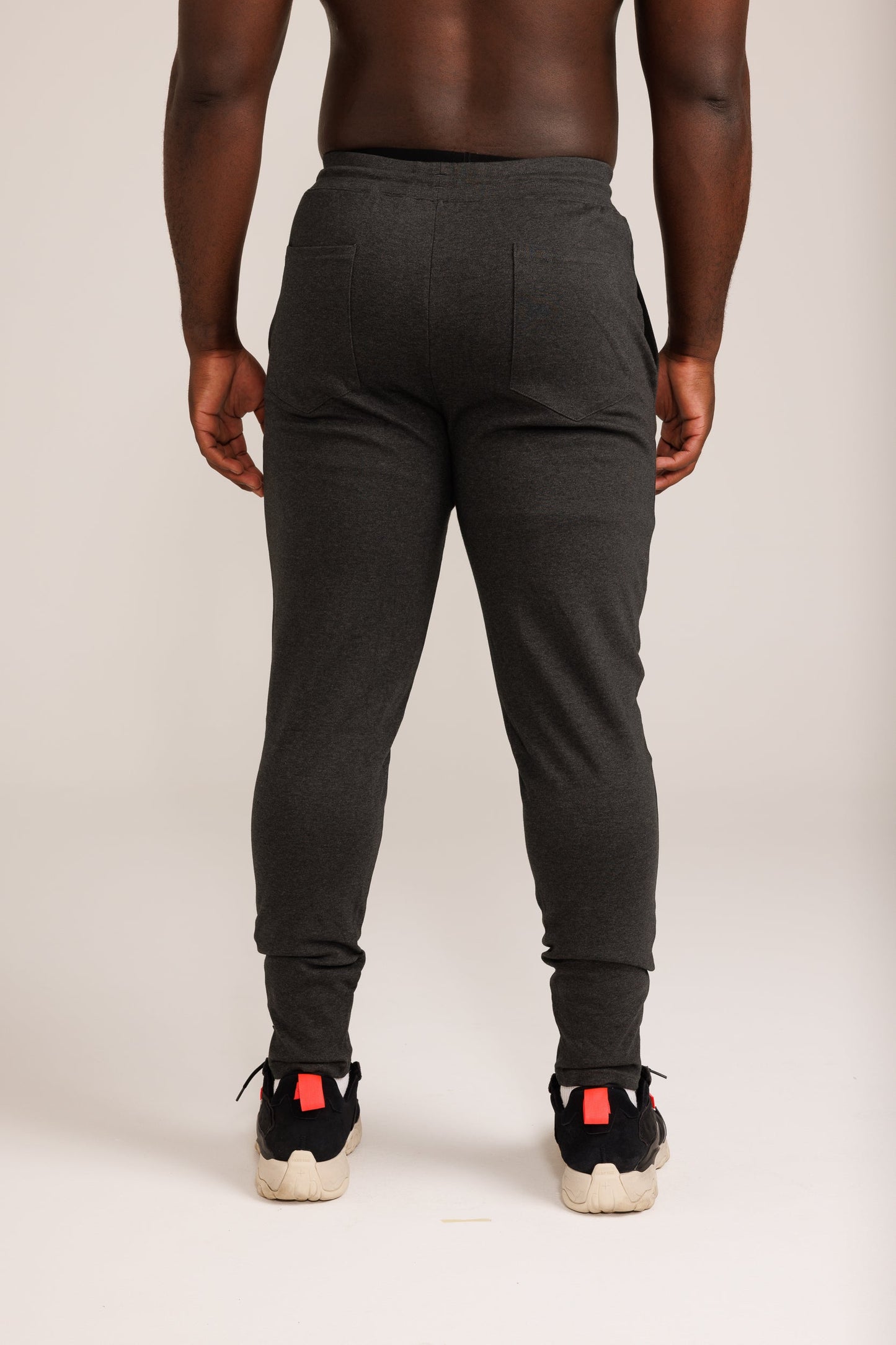 DSN Dark Grey Zipper Track Pants