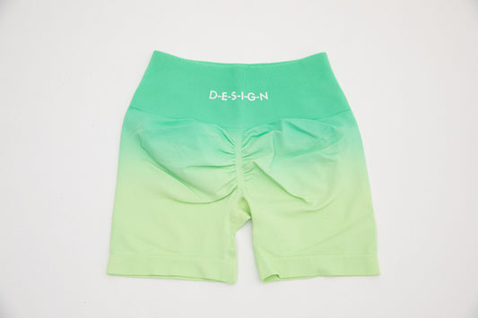Gradient Key-Lime Shorts