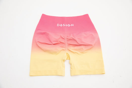Gradient Sunset-Peach Shorts