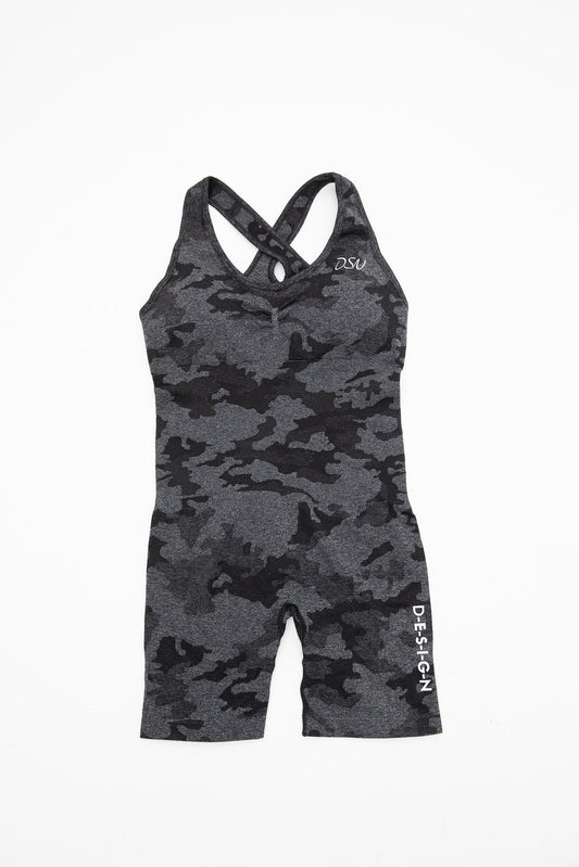 Black-Camo One Piece Set