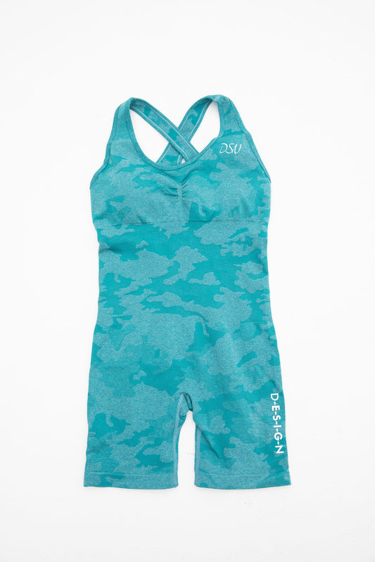 Blue-Camo One Piece Set