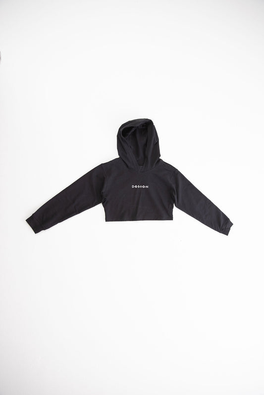 D-E-S-I-G-N Cropped Hoodie