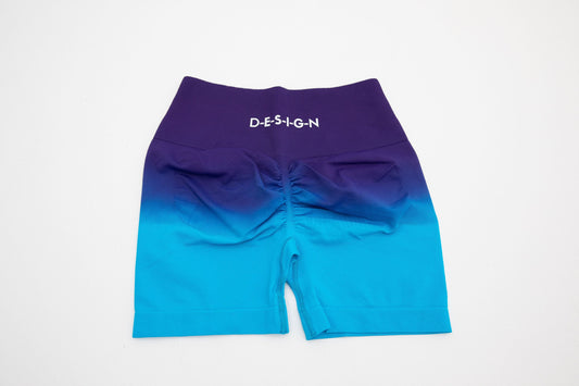 Gradient Purple-Sea Blue Shorts